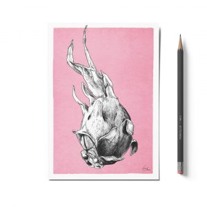 Kunstdruck DIN A5 Drachenfrucht