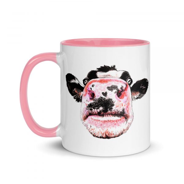 Kuh Tasse, rosa