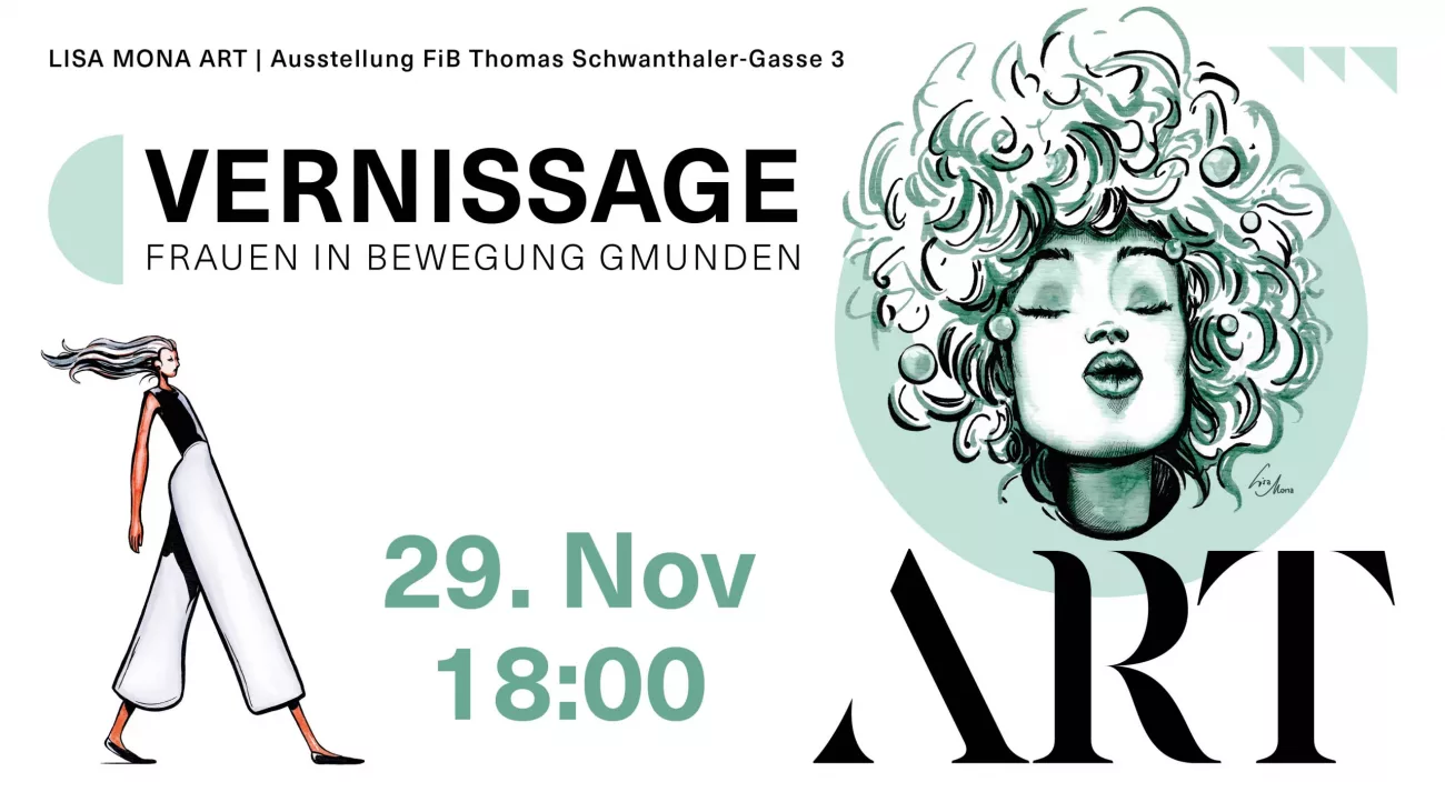 Frauen in Bewegung Vernissage & Ausstellung von Lisa Mona