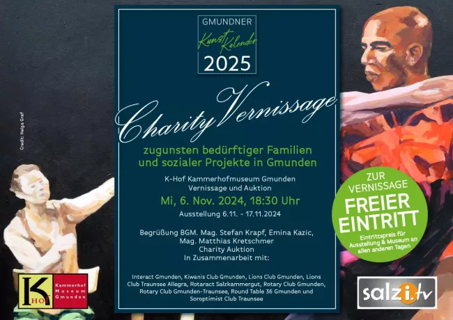 Charity Vernissage 2024 – Gmundner Kunstkalender