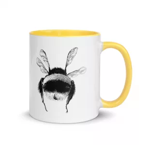 Hummelhintern-Tasse Gelb