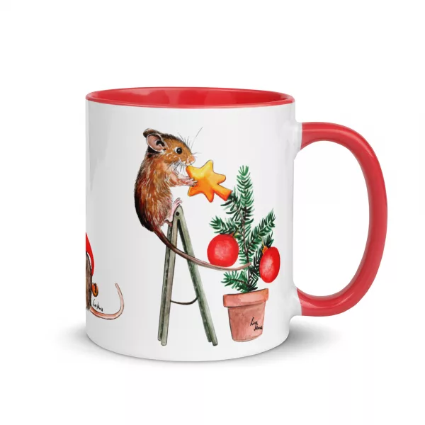 Weihnachts-Mäuse Tasse – Bild 4