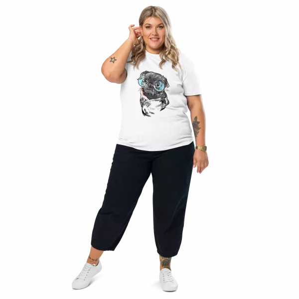 Mops Bio-Baumwoll T-Shirt unisex – Bild 2