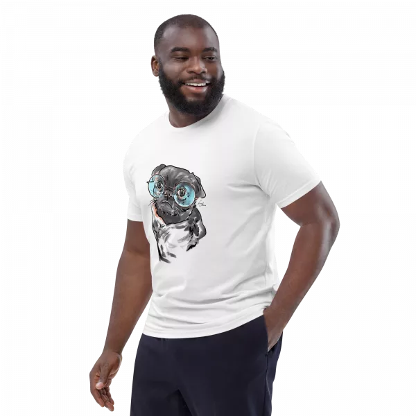 Mops Bio-Baumwoll T-Shirt unisex – Bild 4