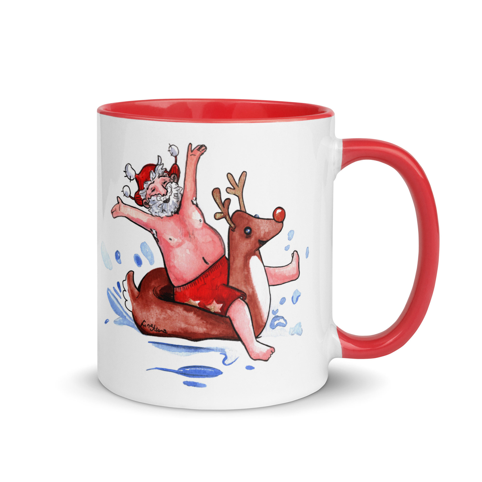 Weihnachtsmann-Tasse – Bild 2
