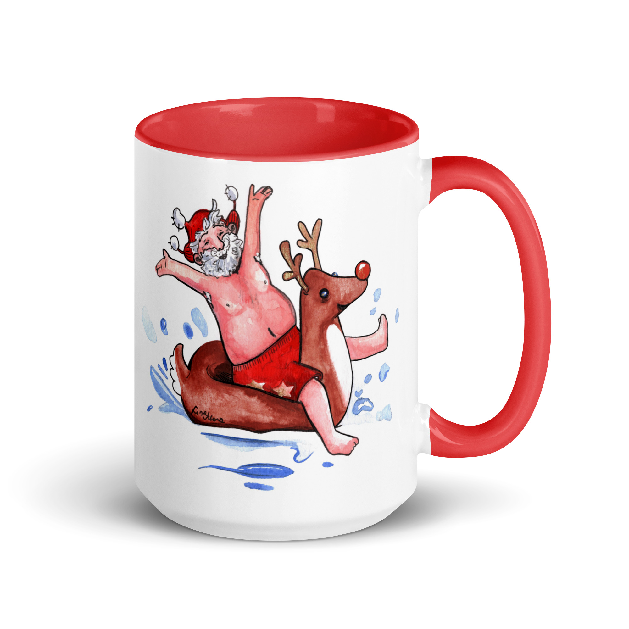 Weihnachtsmann-Tasse – Bild 5
